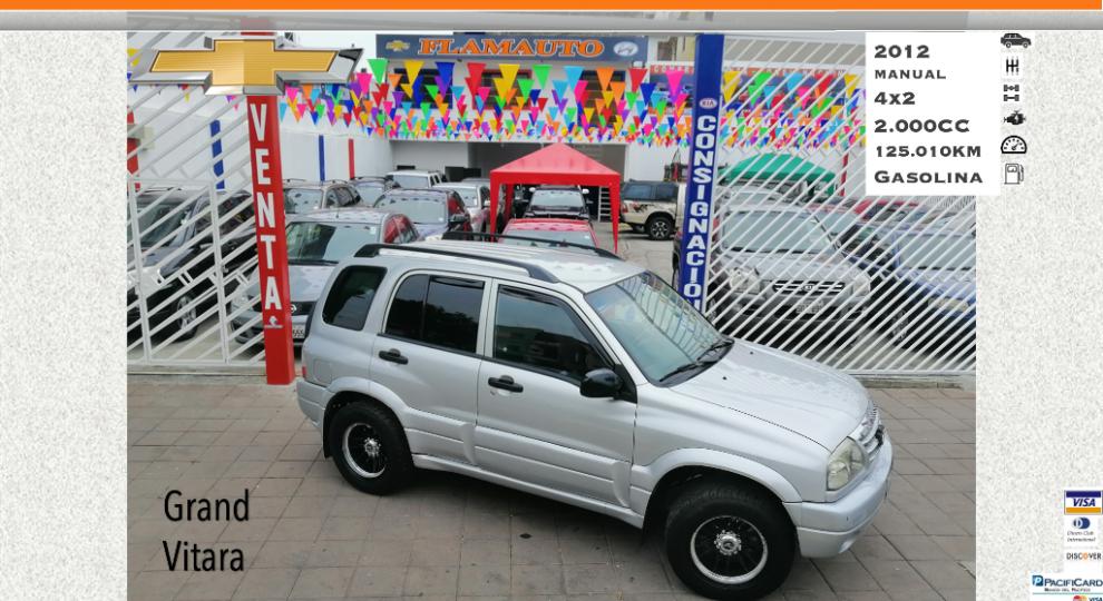 Chevrolet Grand Vitara 5P 2012 Guayaquil